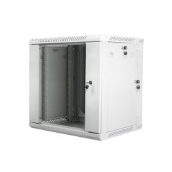 Szafa instalacyjna wisząca dwusekcyjna 19' 12U 600X600mm szara 
