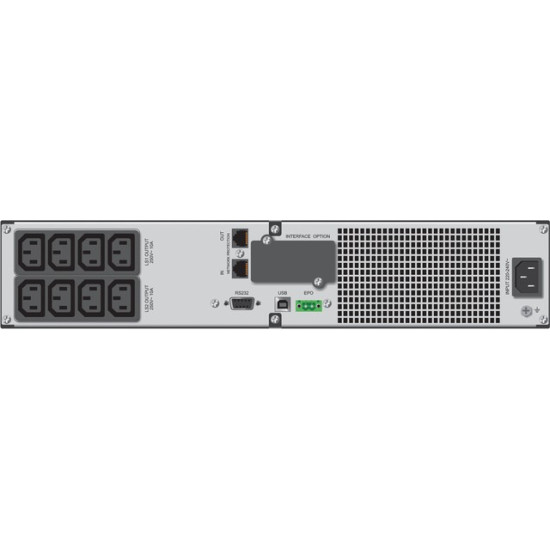 UPS LINE-INTERACTIVE 1000VA 8X IEC OUT, RJ11/RJ45 .IN/OUT, USB/RS-232, LCD, RACK 19'
