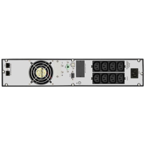 UPS On-Line 1500VA PF1 USB/RS232, LCD, 8x IEC OUT, Rack 19'/Tower