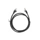 PATCHCORD KAT.6 1.5M CZARNY FLUKE PASSED LANBERG