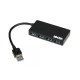 Hub USB 3.0 Czarny 4-porty, slim IUH3F56 (4x USB 3.0)