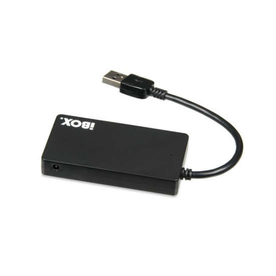 Hub USB 3.0 Czarny 4-porty, slim IUH3F56 (4x USB 3.0)