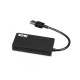 Hub USB 3.0 Czarny 4-porty, slim IUH3F56 (4x USB 3.0)