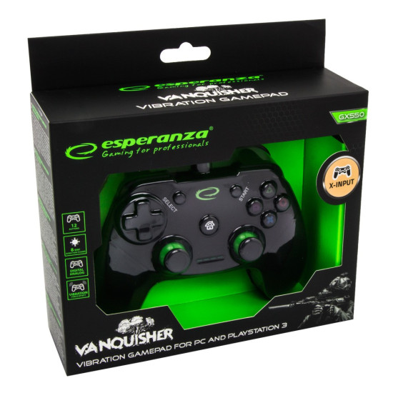GAMEPAD PC/PS 3 USB VANQUISHER