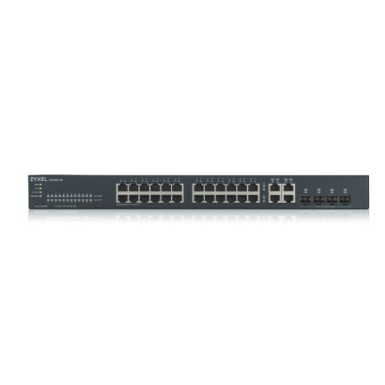 Przełącznik GS1920-24v2 28 Port Smart Managed Switch 24xGb 4xGb Standalone or NebulaFlex Cloud