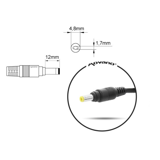 ładowarka/zasilacz 10.5v 4.3a (4.8x1.7) - sony