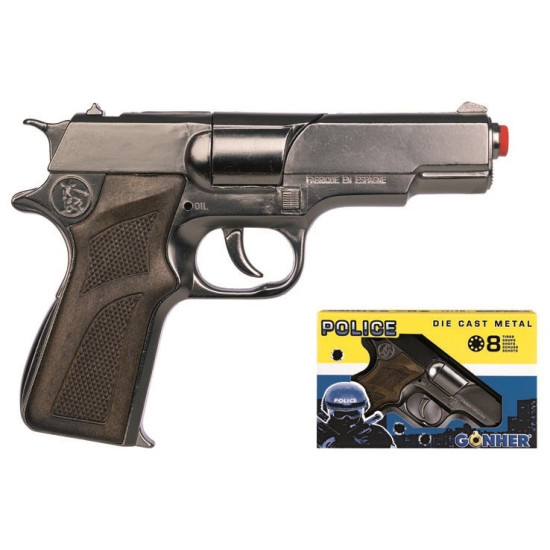 Pistolet policyjny metalowy GONHER 125/0