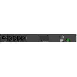Zasilacz UPS Line-Interactive 1000VA Rack 19 cali 4x IEC Out, USB HID/RS-232 