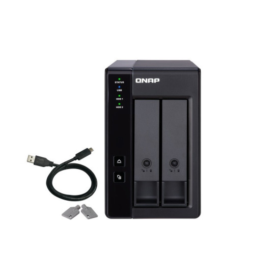 2-wnękowa obudowa rozszerzająca RAID TR-002 z USB3.1 Gen.2 