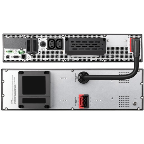 Zasilacz awaryjny On-Line 6kVA RTG PF1, 2x IEC Out + Terminal, USB/RS-232, LCD, Rack 19 cali + baterie 
