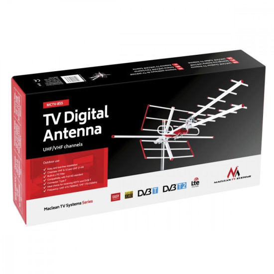Antena Zewnętrzna DVB-T TV Combo UHF MCTV-855