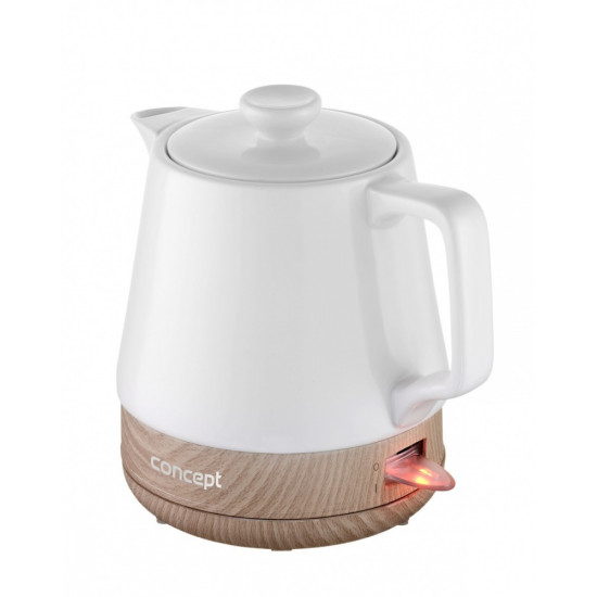 Czajnik ceramiczny RK0060 1,0L Biały 
