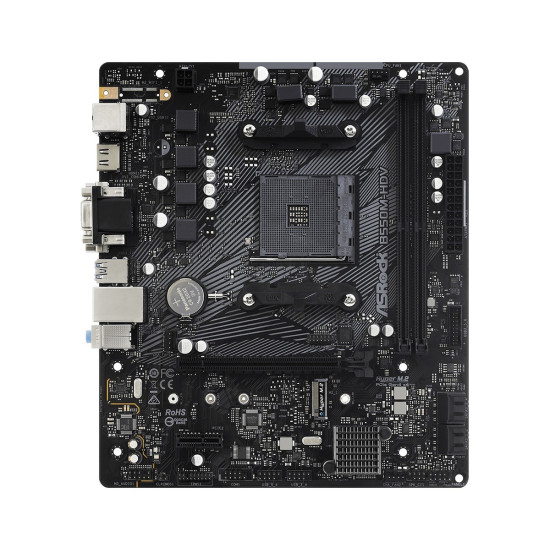Płyta główna B550M-HDV AM4 2DDR4 HDMI/DVI/D-SUB M.2 mATX 