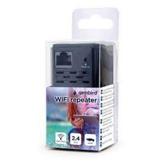 Wzmacniacz sygnału Wi-Fi 300Mbps czarny 