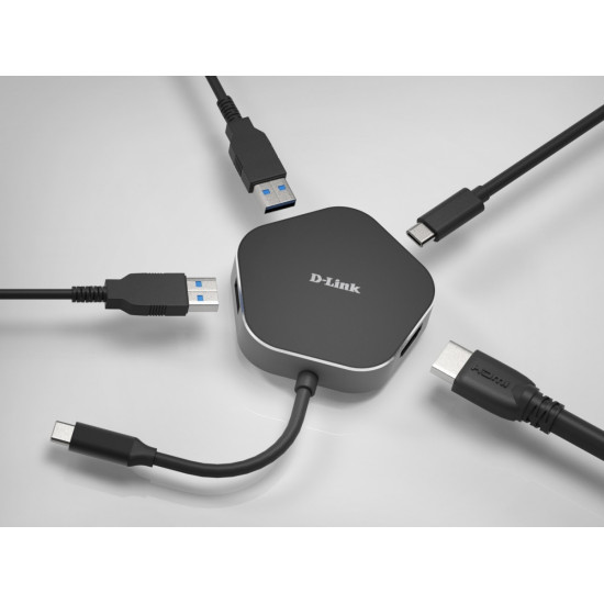 D-Link DUB-M420 HUB USB-C USB 3.0 HDMI
