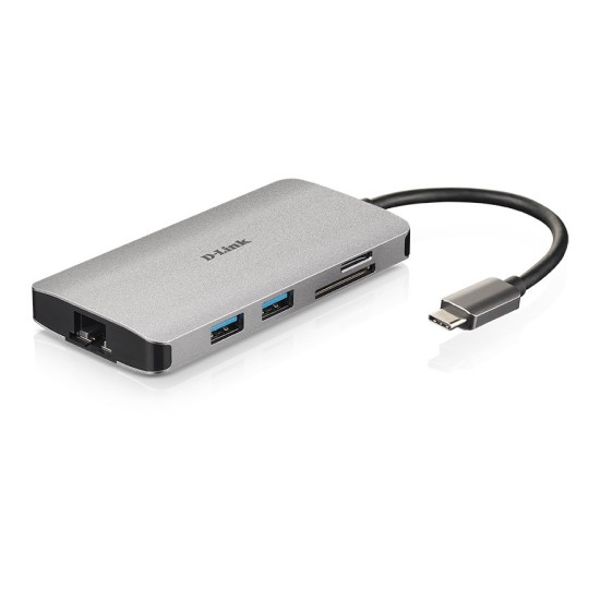 D-Link DUB-M810 HUB USB-C USB 3.0 HDMI SD/mSD