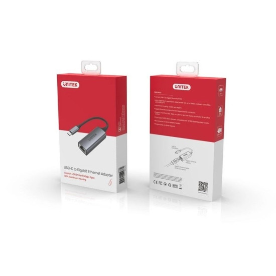 Adapter USB-C 3.1 GEN 1 RJ45; 1000 Mbps; U1312A 