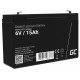 Akumulator AGM VRLA 6V 15Ah