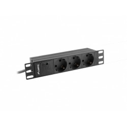 Listwa zasilająca Rack PDU 10 1U 3x Schuko 2m 16A czarna 