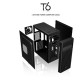 Obudowa T6 ATX Mid Tower PC Case 120mm fan ODD