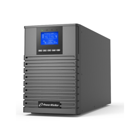 UPS POWERWALKER ON-LINE 1/1 fazy 1000VA ICT IOT PF1 USB/RS-232, 4X IEC C13, C14 EPO, wolnostojący
