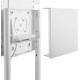 Mobilny stojak podłogowy NS-M1250 WHITE
