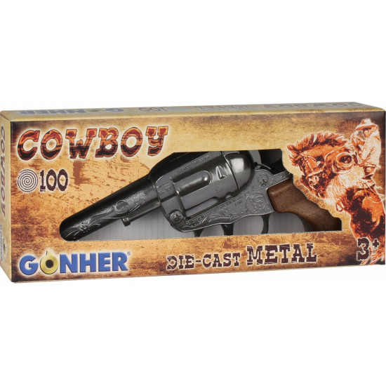 Rewolwer kowbojski metalowy Gonher