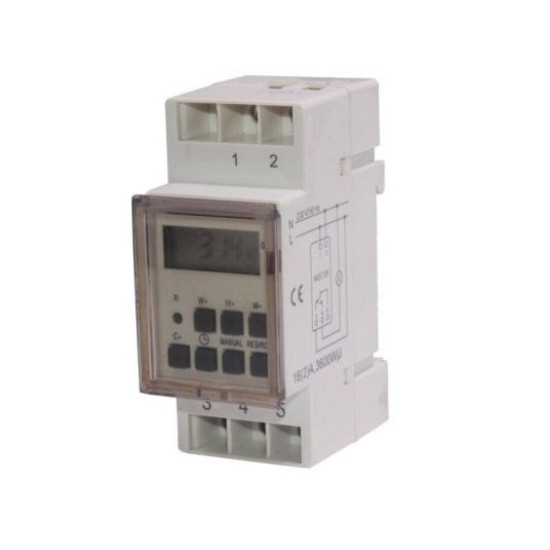 Timer programator MCE09 na szyne DIN 3600W Włącznik / wyłącznik c