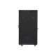 Szafa instalacyjna rack stojąca 19 27U 600x800 czarna, drzwi szklane LCD (Flat pack)