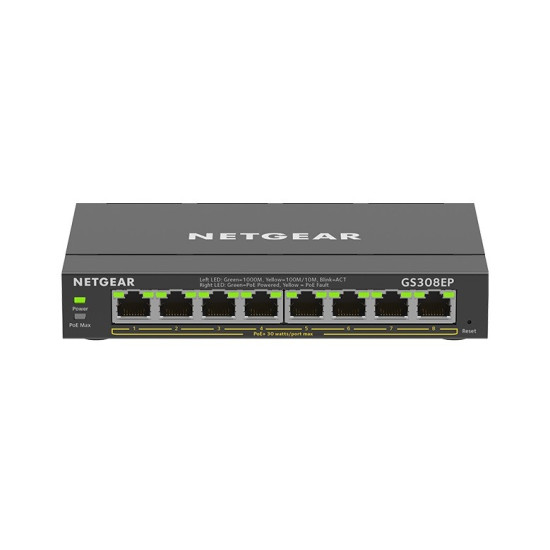 Przełącznik GS108EP 8xGE PoE+ 