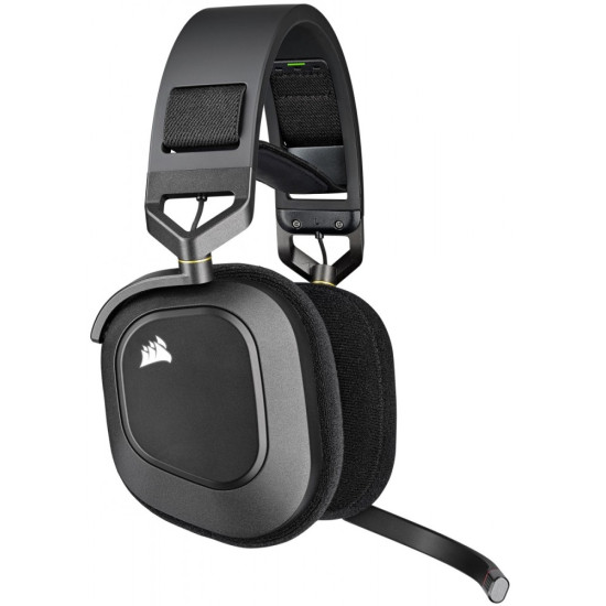 Słuchawki bezprzewodowe HS80 RGB Carbon 