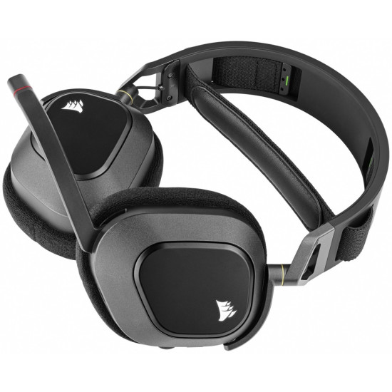 Słuchawki bezprzewodowe HS80 RGB Carbon 
