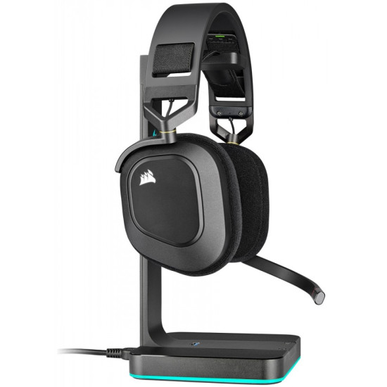 Słuchawki bezprzewodowe HS80 RGB Carbon 