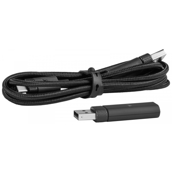 Słuchawki bezprzewodowe HS80 RGB Carbon 