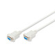 Kabel połączeniowy RS232 null-modem Typ DSUB9/DSUB9 Ż/Ż 1,8m Szary 