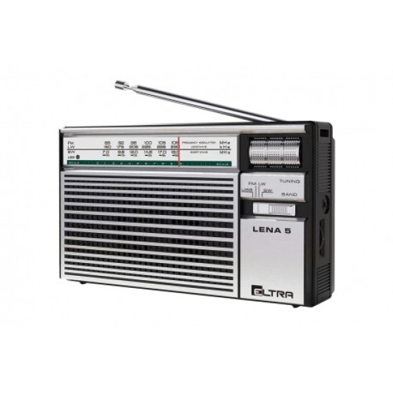 Radio LENA 5 USB Srebrne