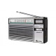Radio LENA 5 USB Srebrne