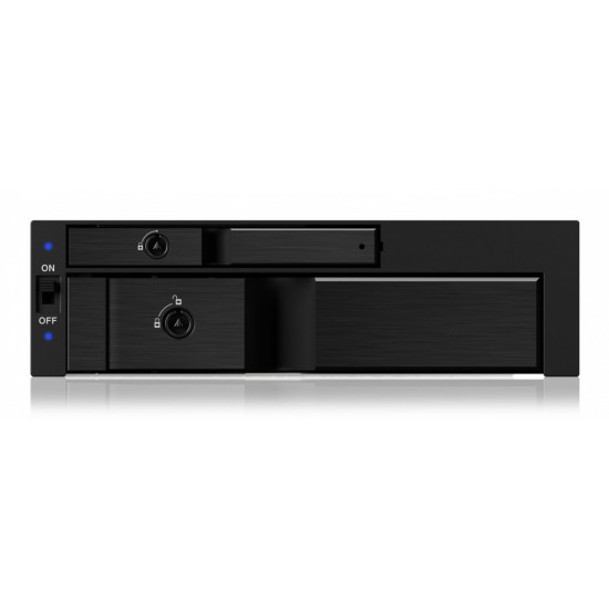 Kieszeń na dysk IB-173SSK 1x2,5+1x3,5 na 1x5,25 
