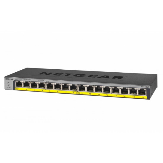 Przełącznik GS116LP Switch niezarządzalny 16xGE PoE+ 