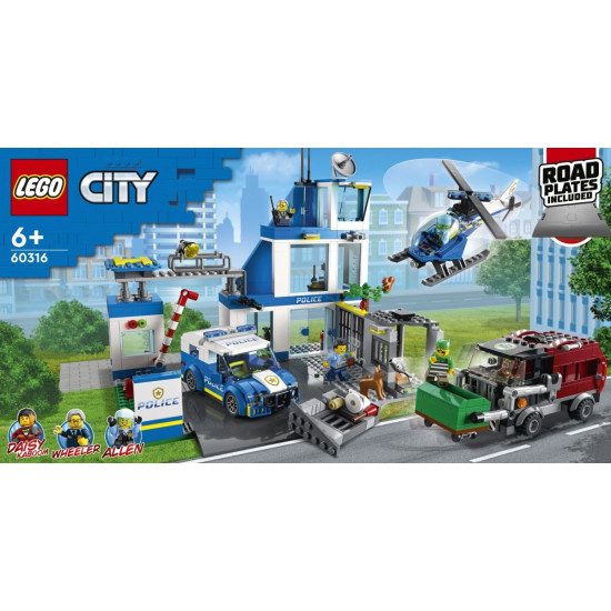 Klocki City 60316 Posterunek policji