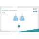 Patch cord U/UTP kat.5e PVC 2m Biały 
