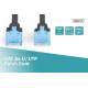 Patch cord U/UTP kat.5e PVC 10m Czarny 