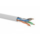 Kabel U/UTP kat.6 24AWG PVC 100% Miedziane 305m - 10 lat gwarancji