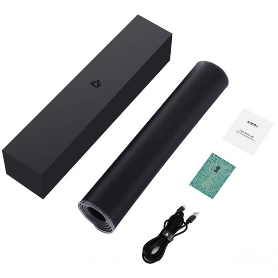 KM-P7 RGB XXL gamingowa podkładka pod mysz i klawiaturę | 900x400x4mm | wodoodporna | gumowany spód | aplikacja G-aim Control Center