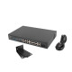 Przełącznik Switch 16X100MB POE+/2XCombo niezarządzalny rack 19 cali Gigabit Ethernet 250W 