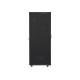 Szafa instalacyjna RACK stojąca 19 27U 800X1000 czarna LCD (FLAT PACK) 