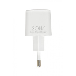 Ładowarka sieciowa C-38 PD30 CW USB-C, kabel