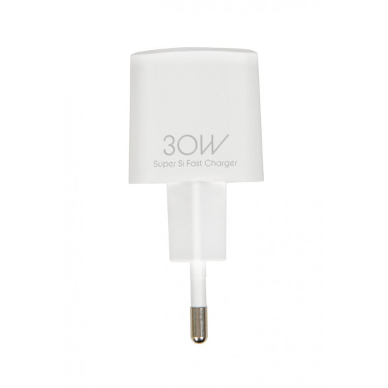 Ładowarka sieciowa C-38 PD30 CW USB-C, kabel