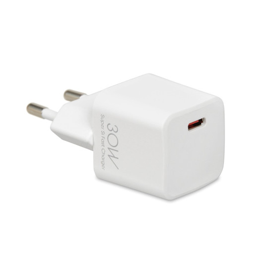 Ładowarka sieciowa C-38 PD30 CW USB-C, kabel