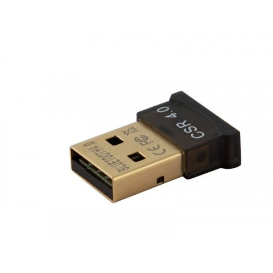 Adapter komputerowy USB Nano Bluetooth 4.0, 3Mb/s, zasięg 50m, BT-040